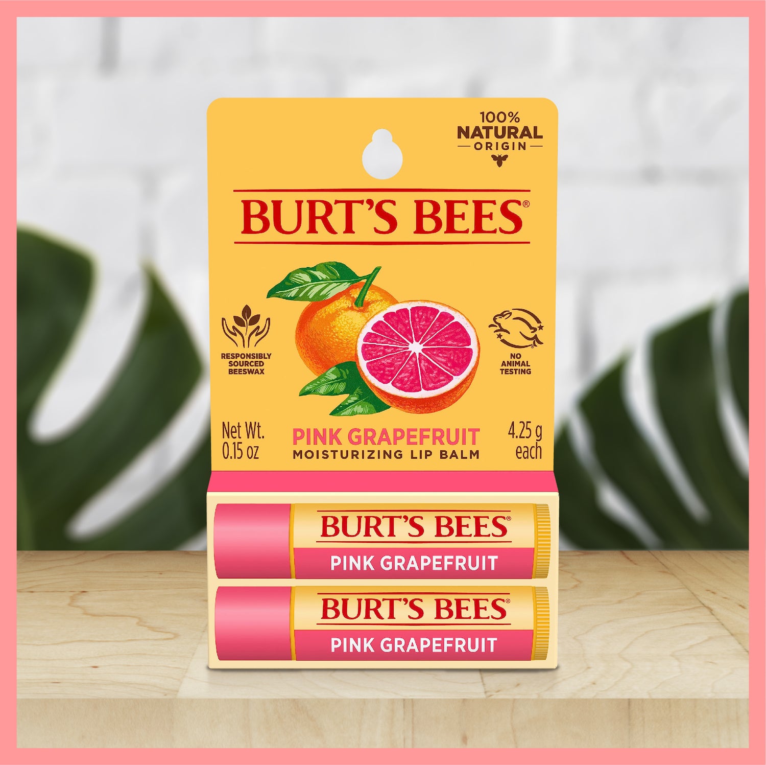 BÁLSAMO LABIAL x2 POMELO ROSADO 6/2x0.15oz