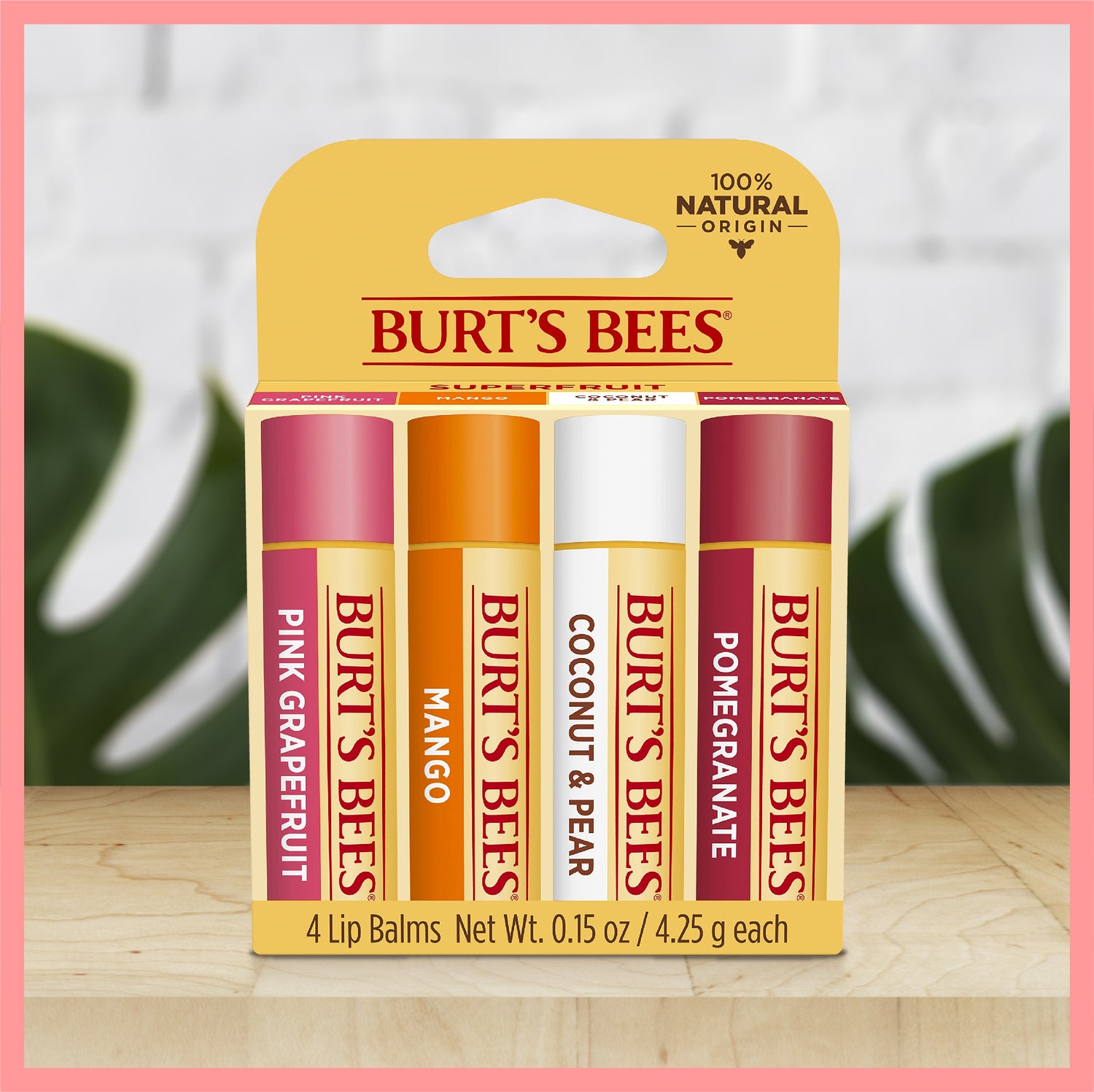 BÁLSAMO LABIAL SUPERFRUTA 4 UNID