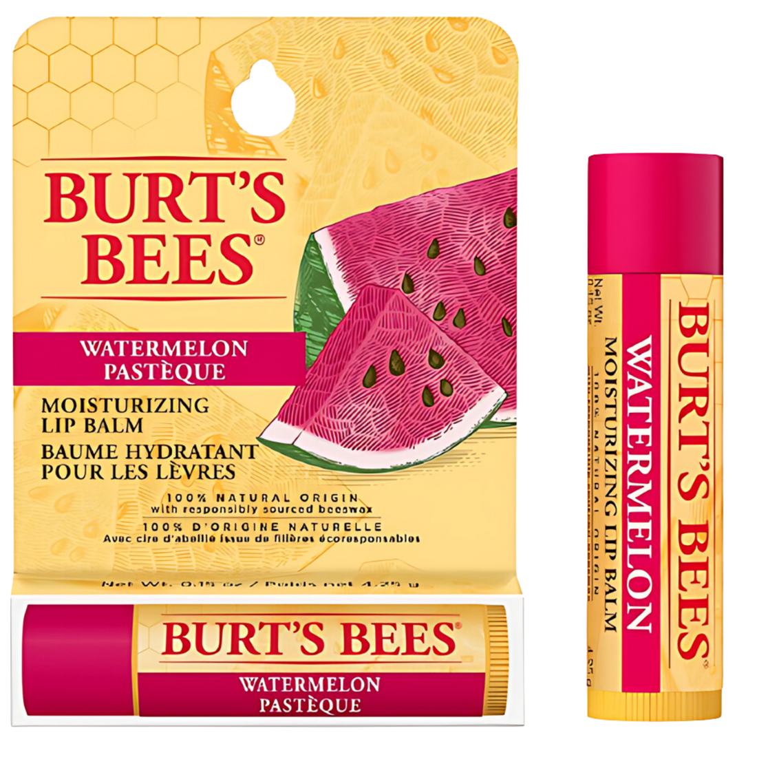 Watermelon Lip Balm de Burt's Bees: Tu Aliado Durante Todo el Año para Labios Hidratados y Protegidos