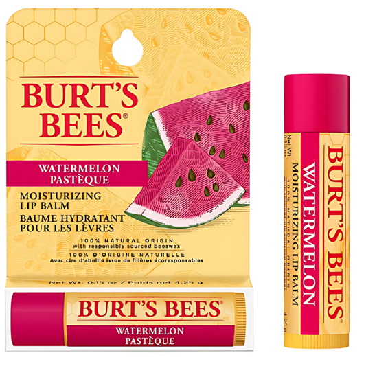 Watermelon Lip Balm de Burt's Bees: Tu Aliado Durante Todo el Año para Labios Hidratados y Protegidos