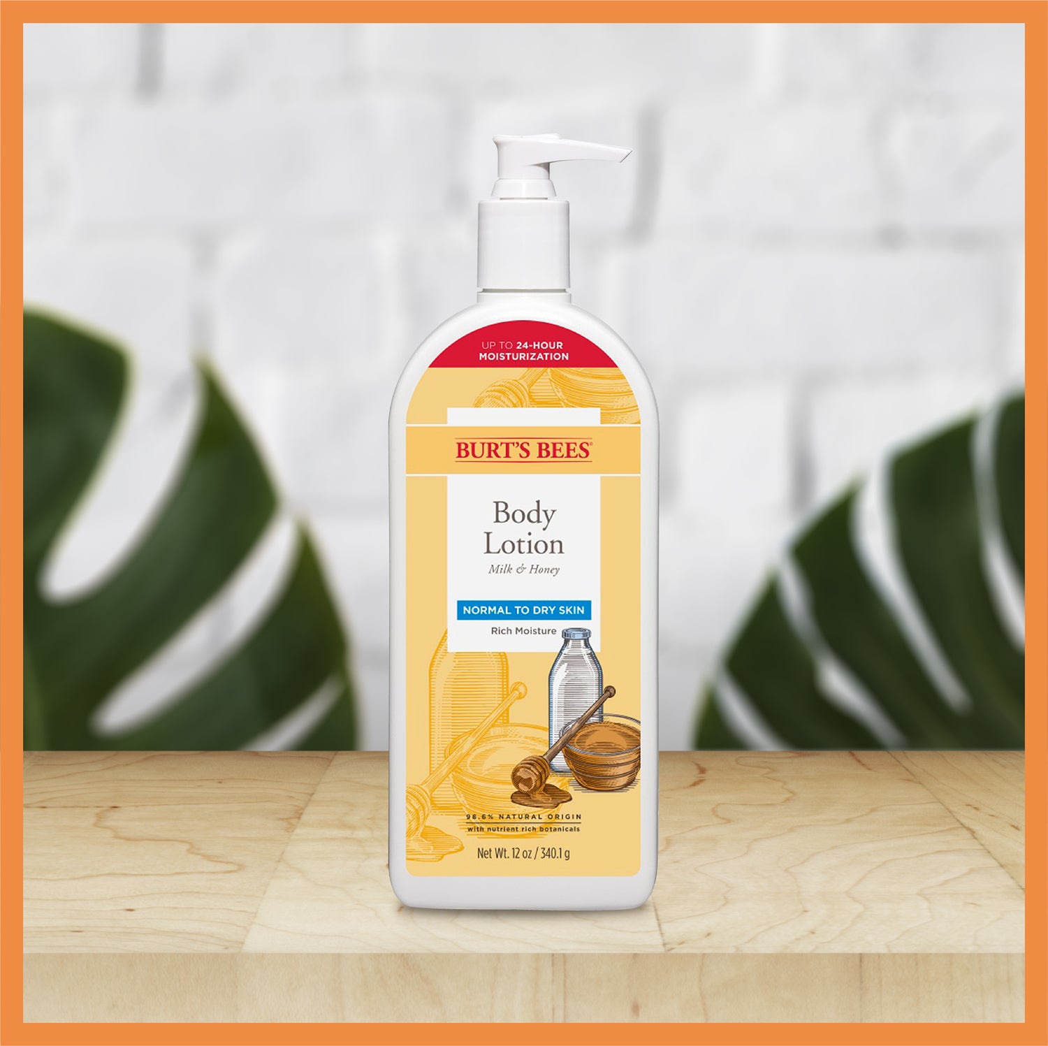 LOCIÓN CORPORAL - LECHE Y MIEL (12 OZ)