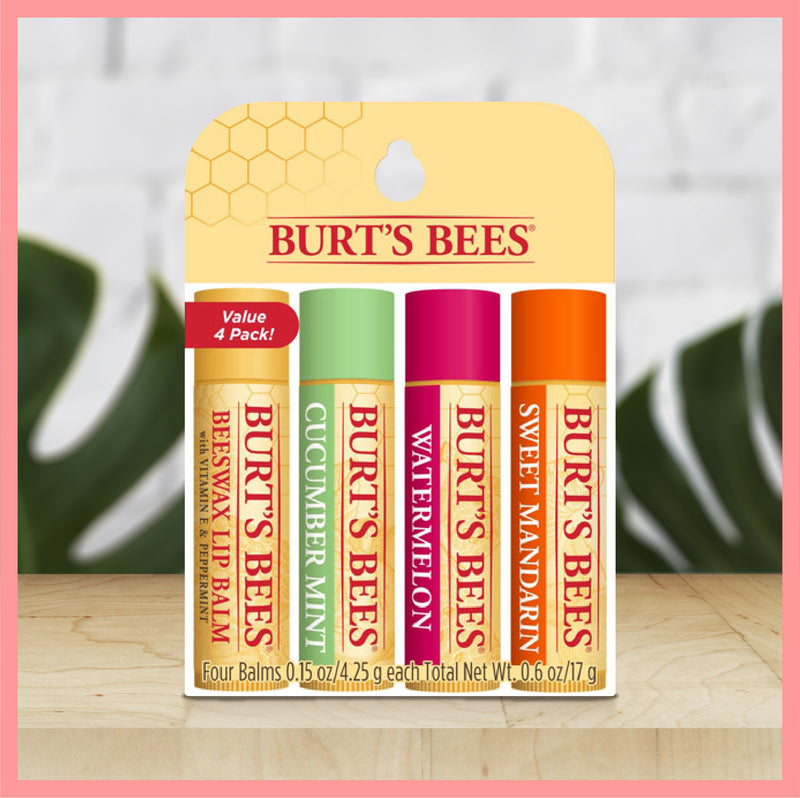 BALSAMO LABIAL DE SUPER FRUTA  4Pack 4/4x0.15oz