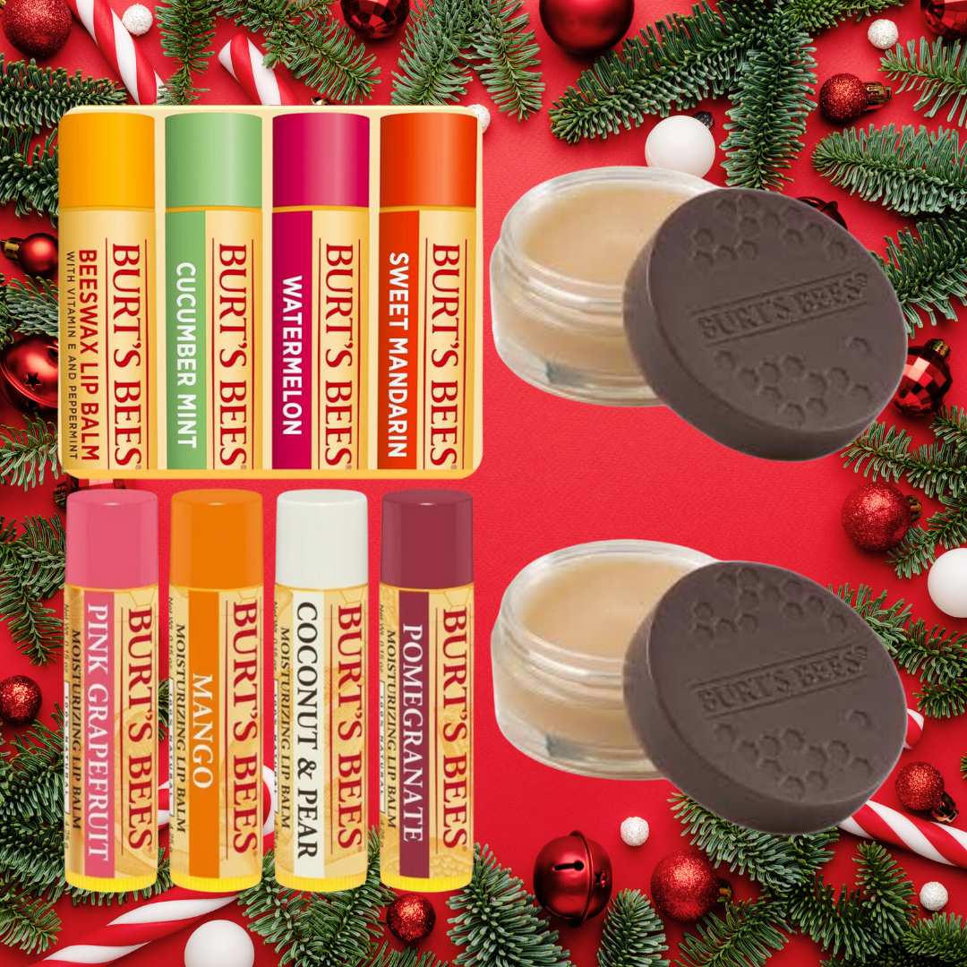 SET NAVIDAD BÁLSAMOS & EXFOLIANTES BURT'S BEES
